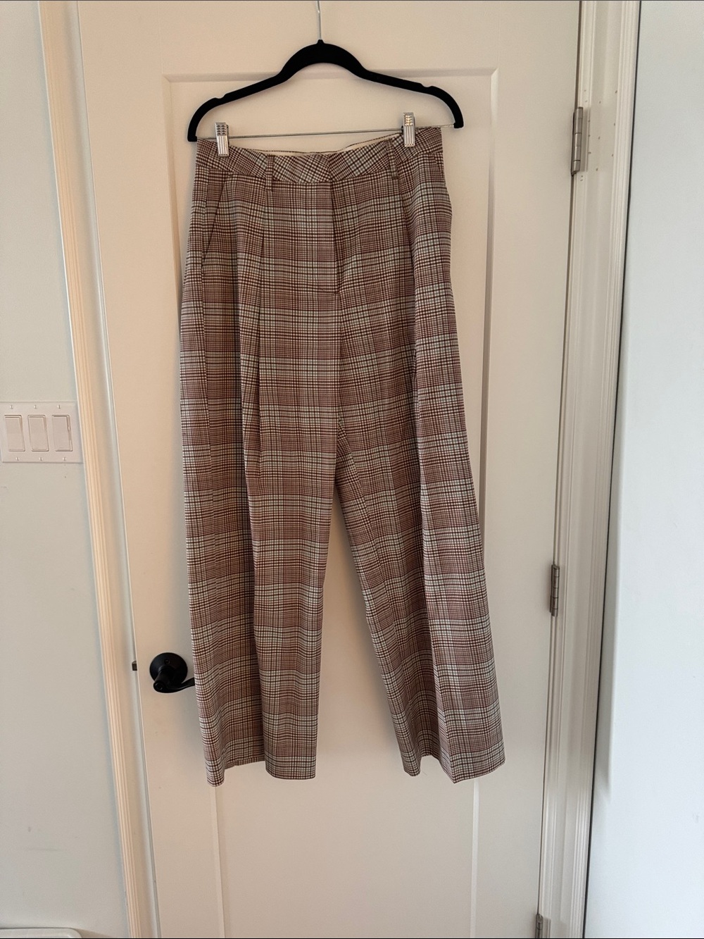 Scotch & Soda Brown Plaid Men’s Dress Pants